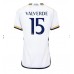 Tanie Strój piłkarski Real Madrid Federico Valverde #15 Koszulka Podstawowej dla damskie 2023-24 Krótkie Rękawy